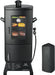 Propane Smoker with Cover, Vertical Meat Gas Smoker Grill Outdoor Heavy Duty 3 Removable Smoking Racks, Black