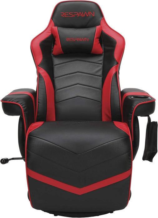 900 Gaming Recliner - Video Games Console Recliner Chair, Computer Recliner, Adjustable Leg Rest and Recline, Recliner with Cupholder, Reclining Gaming Chair with Footrest - Red