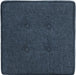 Square Tufted Storage Ottoman - Textured Navy, Small