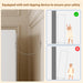 Tall White Metal Pantry Cabinet Sixtyseveninch Locking