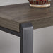 Grey 3-Tier Industrial Bookshelf For Office Storage