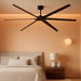 Black 120 Inch Reinforced Multipurpose Ceiling Fan