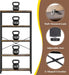 5-Tier Adjustable Heavy Duty Bookshelf