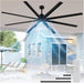 Large Commercial Industrial Ceiling Fan With Remote