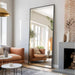 71"X34" Large Mirror Full Length Mirror Aluminum Alloy Frame Floor Mirror Wall-Mounted Mirror for Living Room, Bedroom, Hanging or Leaning against Wall, Black