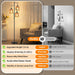 72 Inch Boho Floor Lamp HandwovenShade DimmableLighting