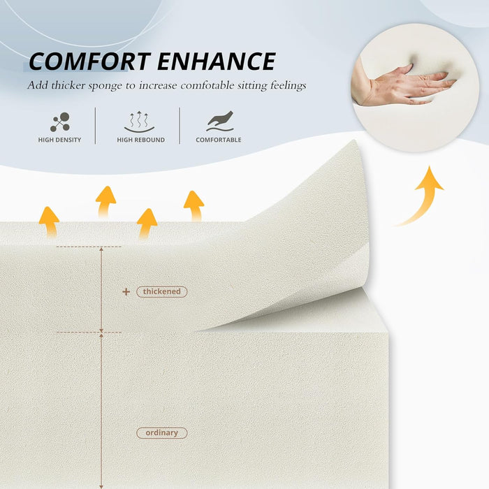 Blue Genuine Suede Leather 110Inch Sectional Sleeper