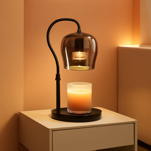 Candle Warmer Lamp with Timer & Dimmable 4-Level Brightness - Adjustable Height,For New Home Bedroom, Gifts for Women
