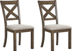 Signature Design by Ashley Moriville Upholstered Dining Chairs Set of 2