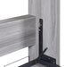 Full Size Murphy Cabinet Bed GrayMatteWalnutFinish