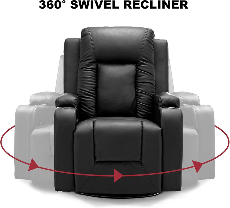 Rocking Recliner Chair with Massage & Heat