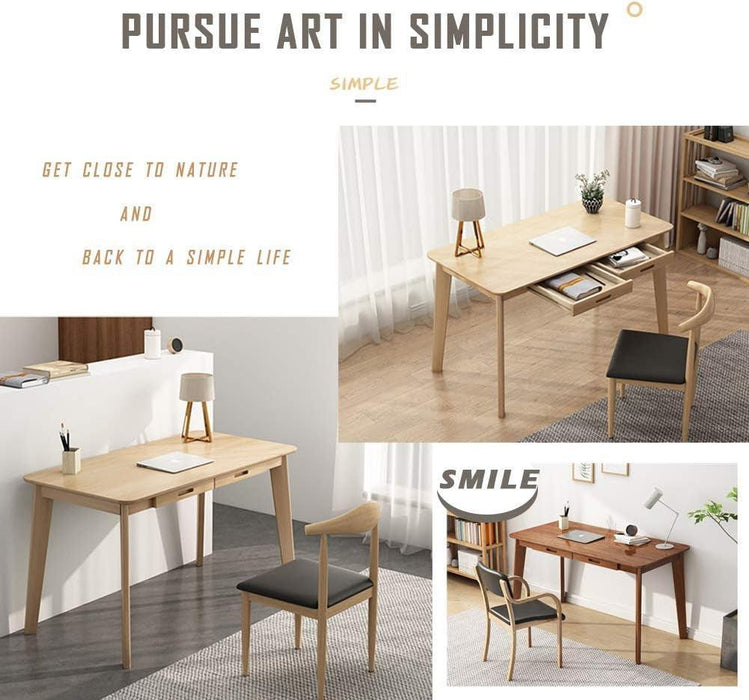 Premium Multifunctional Solid Wood Writing Desk Drawer