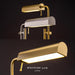Aurora LED Pharmacy Desk Lamp - Swing Arm, Industrial Design for Reading, Crafting, Work,10W LED, Adjustable Height 18.5-24.5 Inches - Ideal for Living Room, Bedside, Office, Antique Brass