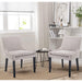 Corduroy Dining Chairs with Wood Legs, Set of 6