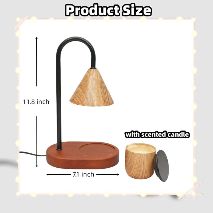 Candle Warmer Lamp with Dimmable, Birthday Gifts for Women Mom, House Warming Gifts New Home Decor, Wax Melt Warmer for Jar Candles （Including Candles and Bulbs）