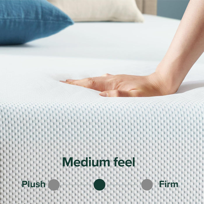 Queen Cooling Gel Memory Foam Mattress, 10 Inch, Medium-Firm