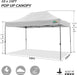10x15 Ft Pop Up Canopy Tent WaterproofHeavyDutyOutdoorShelter4Sidewalls
