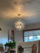 Gold Nine Light Crystal Chandelier Pendant Lighting