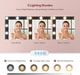 Black Vanity Desk with Mirror and Lights, 11 Drawers, 43.3", Power Strip | Vanities with Storage, 6 Open Shelves, Makeup Dressing Table with 3 Color Modes, Bedroom, Women, Girls, Small Space