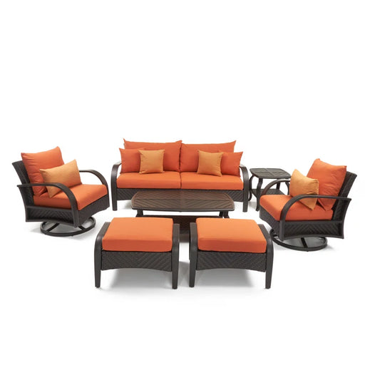 Kechia 7 Piece Sofa Seating Group with Sunbrella Cushion Covers