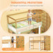 Twin Bunk Bed Jungle Gym Playhouse NaturalFinishWood