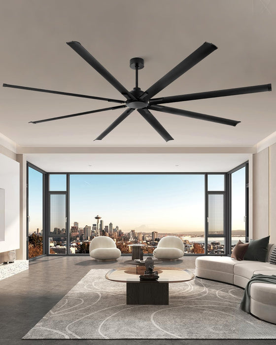 Large Commercial Industrial Ceiling Fan With Remote