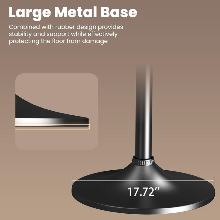 Bar Stools Set of 3, Barstools for Kitchen Island with Bentwood Back and Leather Seat, Swivel Stools for Kitchen Counter, Bar, Pub, Black