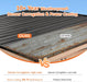 10x12 Cedar Gazebo Gray Weatherproof Sloped Roofing