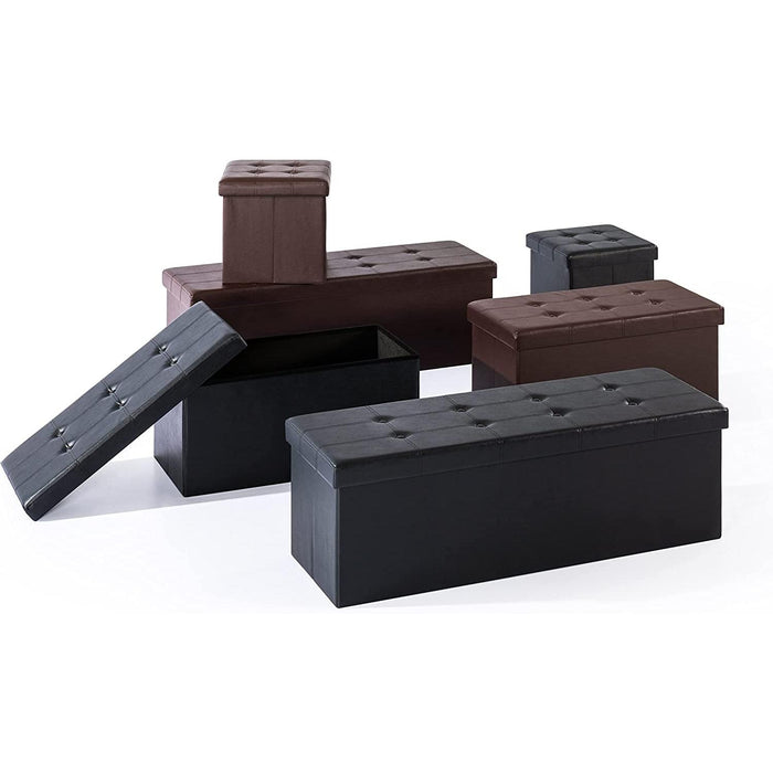 Memory Foam Folding Chest Ottoman Bench