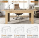 59"-86" Extendable Dining Table for 6-8 Person, Wooden Dining Room Table, Modern Extendable Table for Gatherings, Meeting for Small Kitchens, Dining Office Areas(Natural)