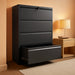 4 Drawer Metal File Cabinet for Legal/Letter Size File,Lockable