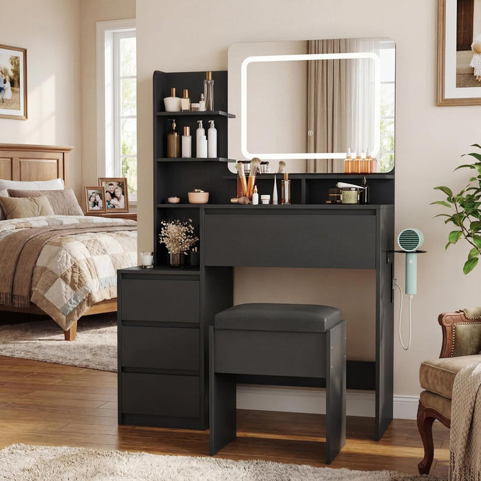 36 Inch Customizable Illuminated Vanity Desk Mirror