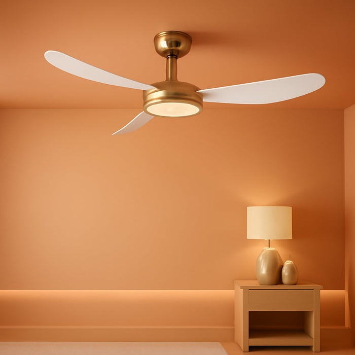 FortyTwoInches Contemporary Ceiling Fan With Dimmable LED