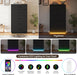 Tall Dresser with 5 Drawers, Modern Wooden Chest of Drawers with Diamond Panel, Anti-Tipping Device, Sturdy and Stable Storage Organizer for Bedroom, Hallway, Living Room