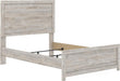 Signature Design by Ashley Jonnifer Full Panel Bed Frame, Light Gray Bedroom Furniture with Panel Headboard, Engineered Wood and Decorative Laminate, Relaxed Casual Style