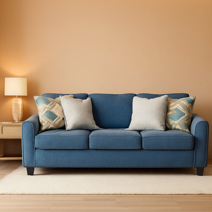 Cashton Casual Sofa for Living Room, Blue