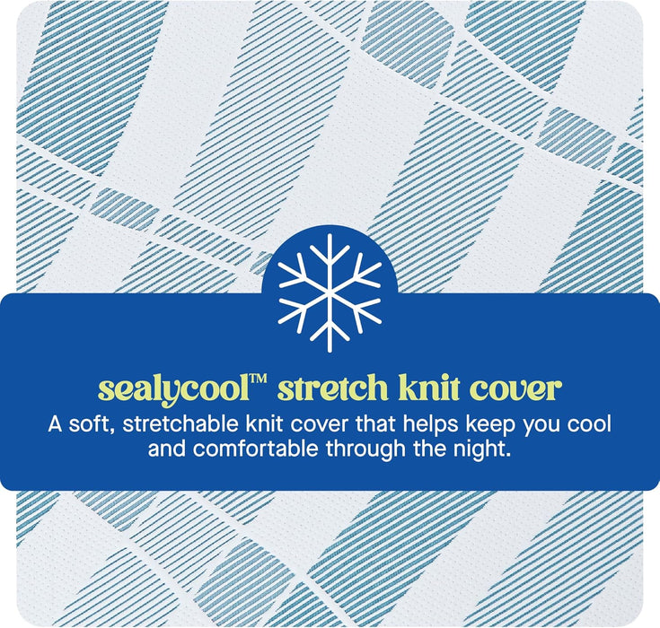 Dreamlife 14” Foam Mattress-In-A-Box, Queen, comfort Gel Memory Foam, support Transition Foam, Machine Washable Cover