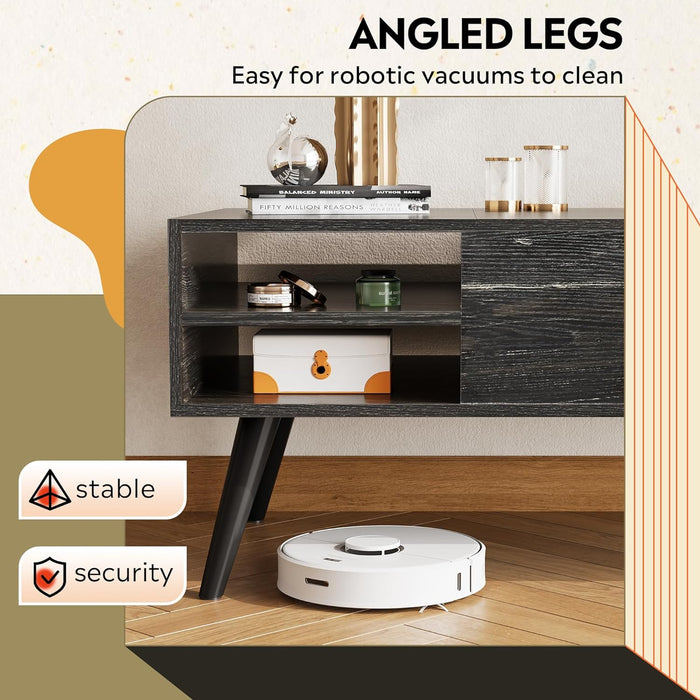 Wood Lift Top Coffee Table with Hidden Compartment and Adjustable Storage Shelf, Lift Tabletop Dining Table for Home Living Room, Office, Charcoal Black