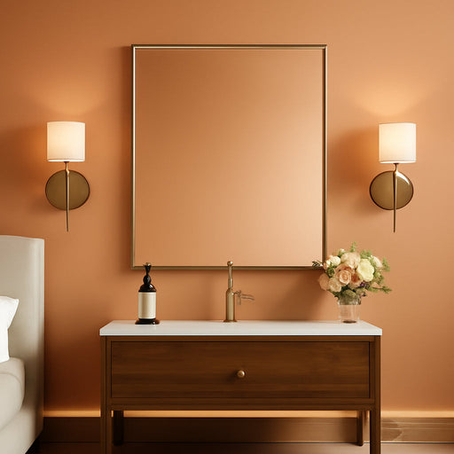 Beveled Mirror, 24X30 Frameless Beveled Bathroom Mirrors for Wall, 3Mm Tempered Glass Rectangle Vanity Mirror with Beveled Edge, Crystal-Clear, Hangs Horizontally or Vertically