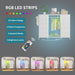 55"W Dresser with Hanging Rack,10 Fabric Drawers & Hooks for Bedroom