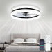 Smart Modern Ceiling Fan with Light Remote Control 6-Speed AC85-265V Lighting Fans for Bedroom and Living Room