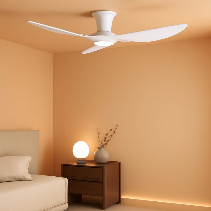 Integrated Lighting Reversible 52 Inch Ceiling Fan