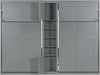 Gray Pinewood Murphy Beds Twin SpaceSaving Storage