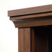 Select Book Shelf, Bookshelf with Storage, Library Bookcase with Doors and Adjustable Shelves, in Grand Walnut
