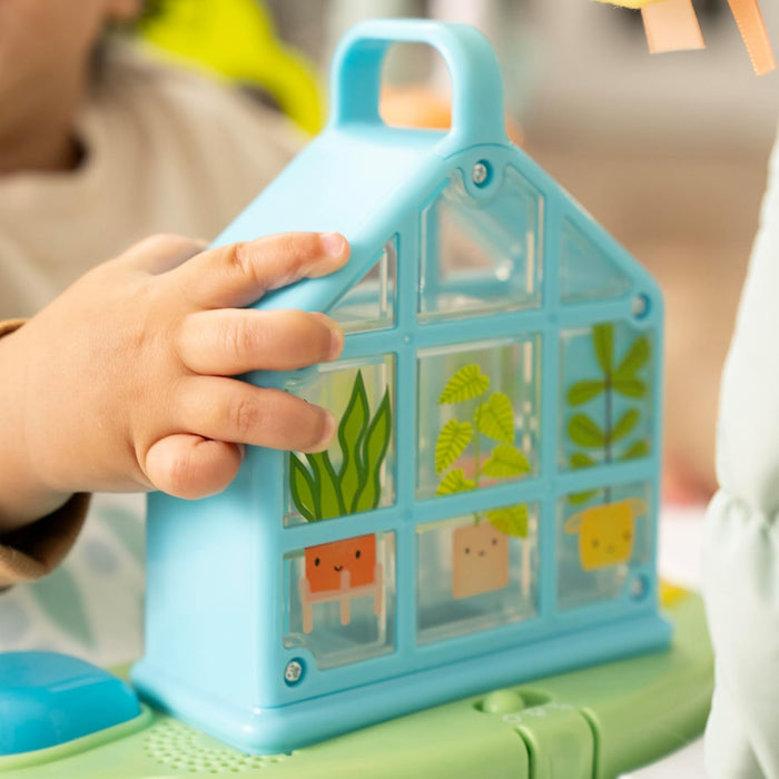 Tummy-To-Toes 6-In-1 Milestone Center, Play Gym, Foldable Mat, Music and Nature Sounds, Lights, Activity Jumper, Table, Playhouse, for Ages 0-48 Months