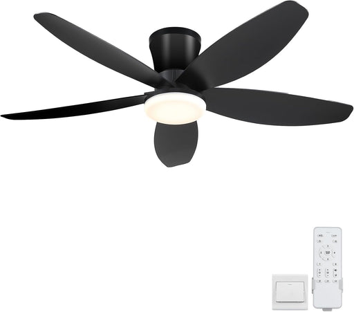 42-Inch LED Ceiling Fan With Remote-Control Low-Profile