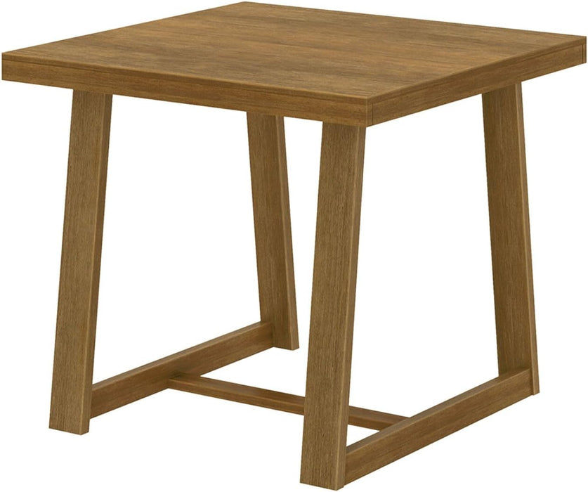 Counter Height Dining Table FortyOneInch Pecan Wirebrush