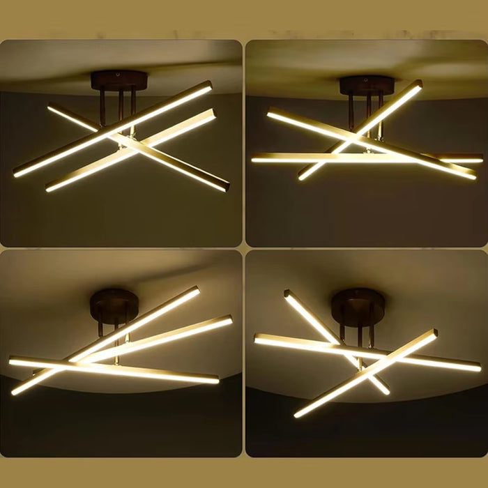 2024 New Ceiling Lamp Nordic Modern LED Lamp Living Room Dining Room Bedroom Lights Ceiling Chandelier