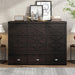 Brushed Espresso Queen Murphy Cabinet Bed USBPorts