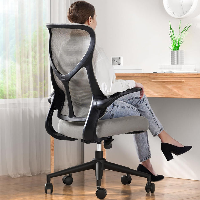 Ergonomic Office Desk Computer Chair, Comfy High Back Swivel